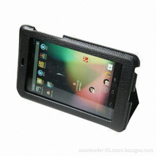 Black Ultra Smart Stand Leather Case Cover for Google Nexus 7 Tablet, Black Color